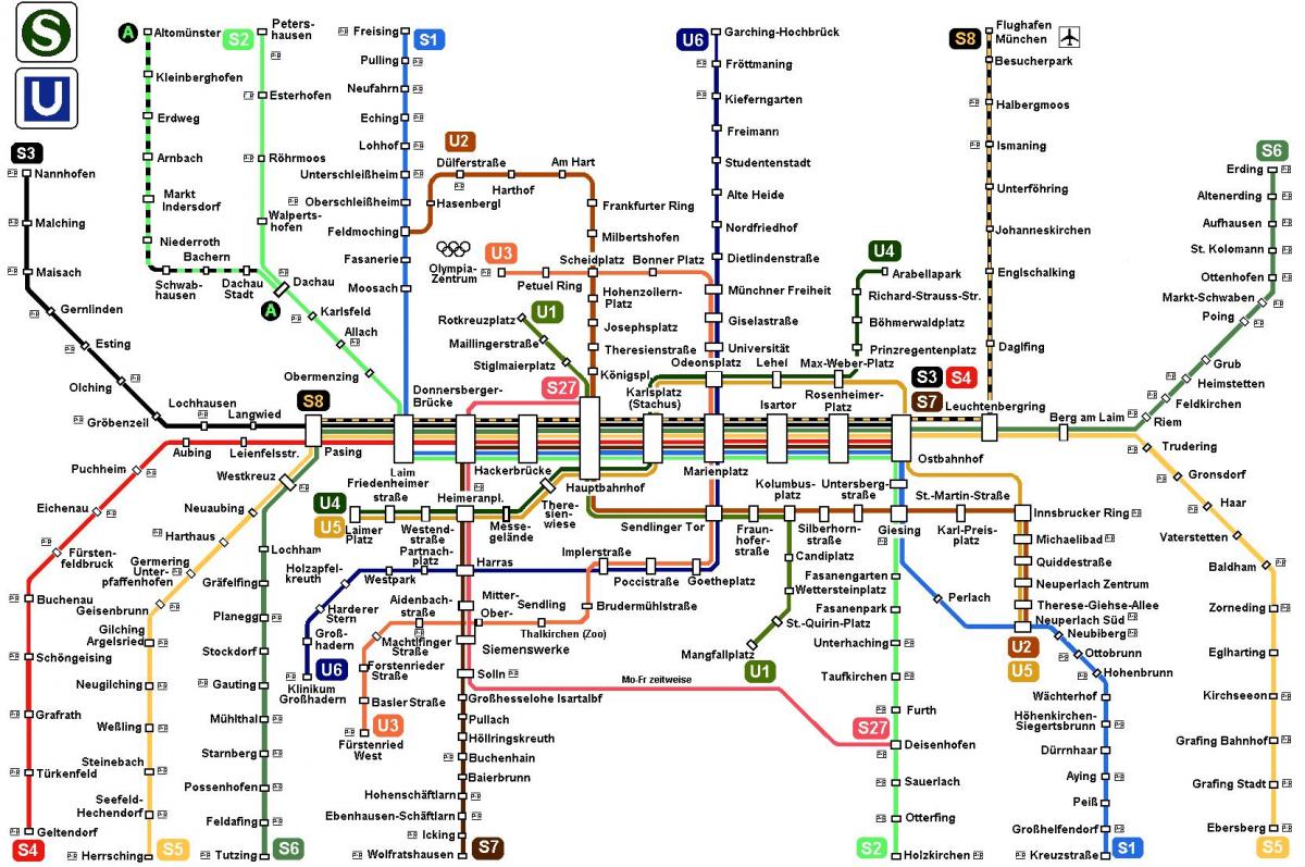 subway map munich-jerman