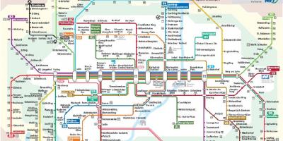 Munich s1 kereta api peta