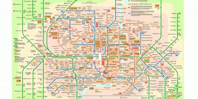 Munich angkutan umum peta