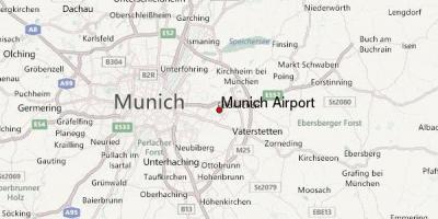 Peta dari munich dan sekitarnya